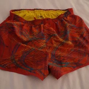 Reebok multi color running shorts